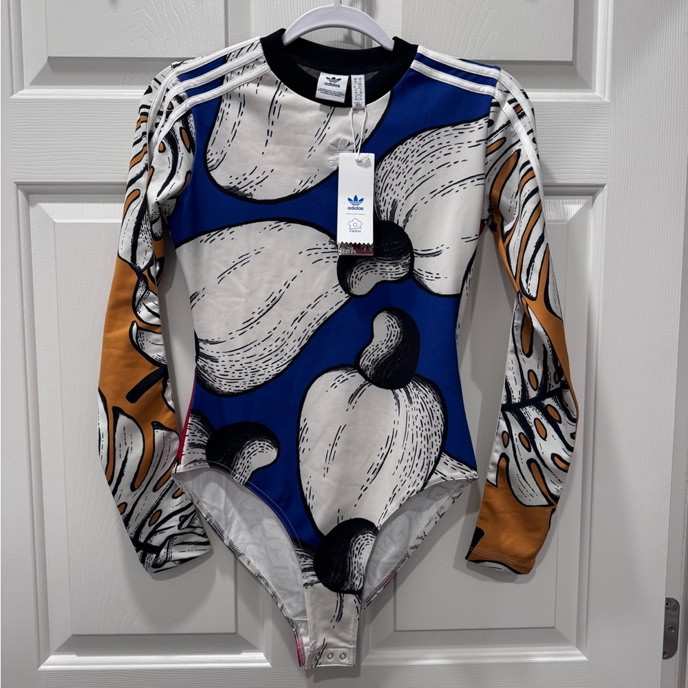 Adidas x Farm Rio Brazilian patterned bodysuit - Picture 5 of 11